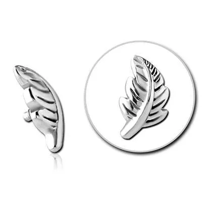 Tulsa Body Jewelry Bracelets 14g Feather Stainless End