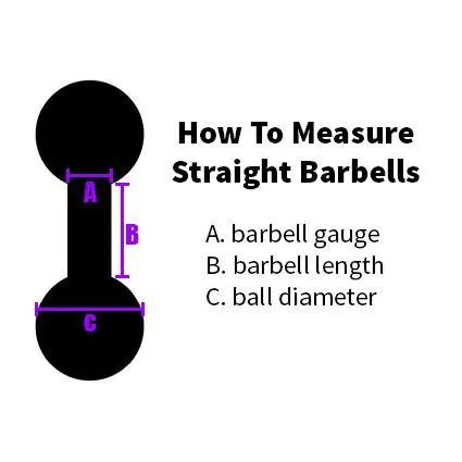Tulsa Body Jewelry Bracelets 16g Stainless Straight Barbell internal Tulsa Body Jewelry Bracelets 16g Stainless Straight Barbell internal