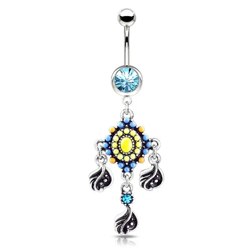Tulsa Body Jewelry Bracelets Stainless Tribal Bead Belly Dangle