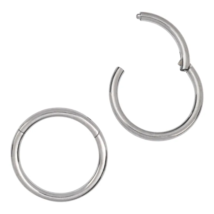 Tulsa Body Jewelry Rings 16g Titanium Hinged Segment Ring