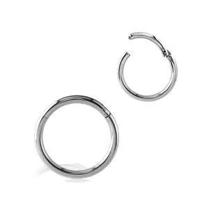 Tulsa Body Jewelry Rings 18g Stainless Steel Hinged Segment Ring