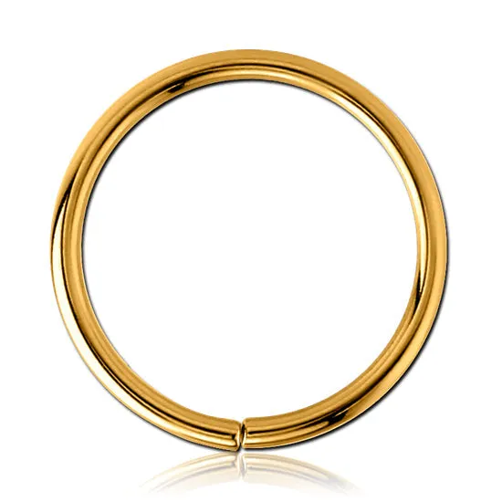 Tulsa Body Jewelry Rings 20g Gold Continuous Ring
